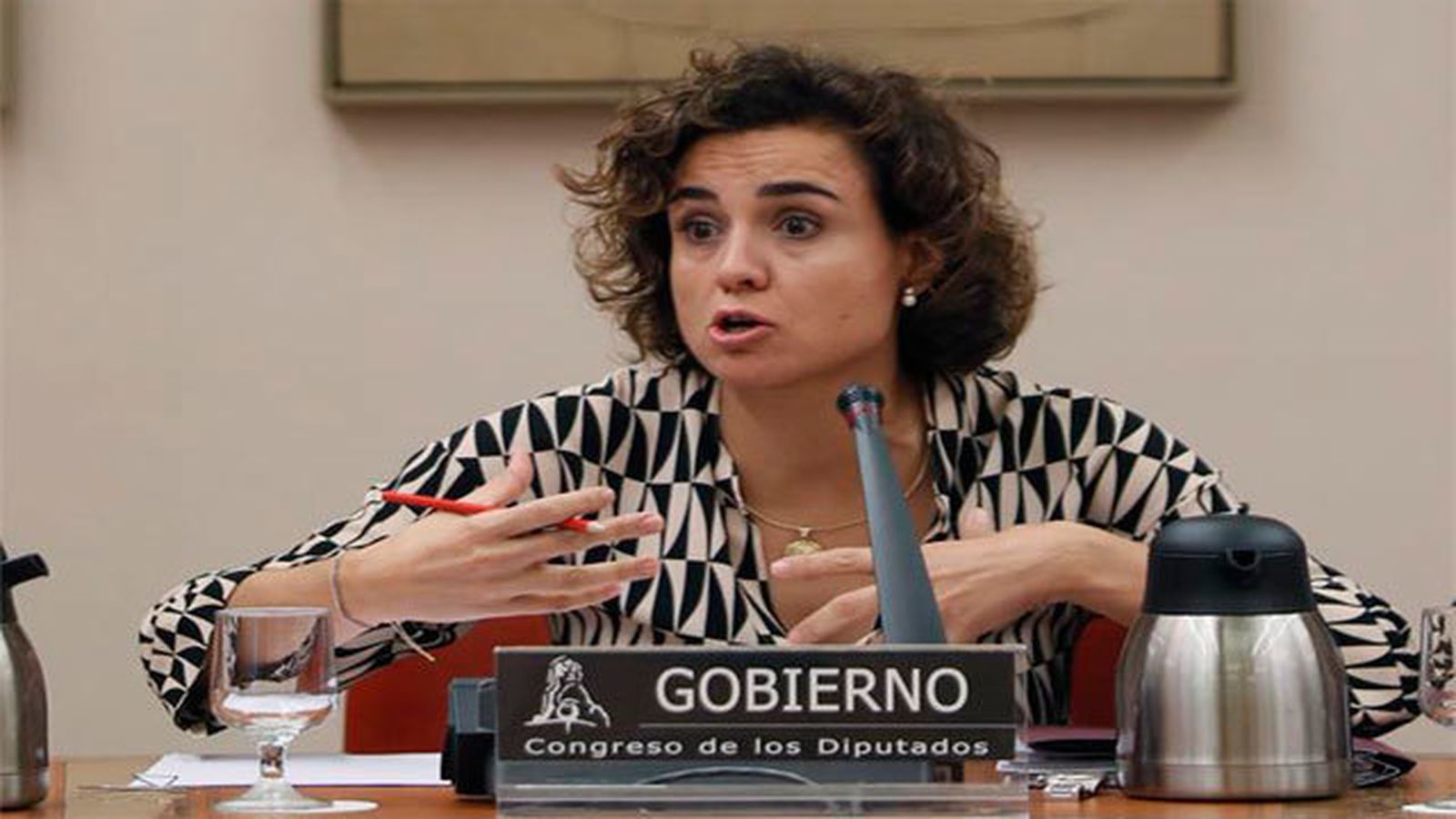 La ministra de Sanidad, Servicios Sociales e Igualdad, Dolors Montserrat