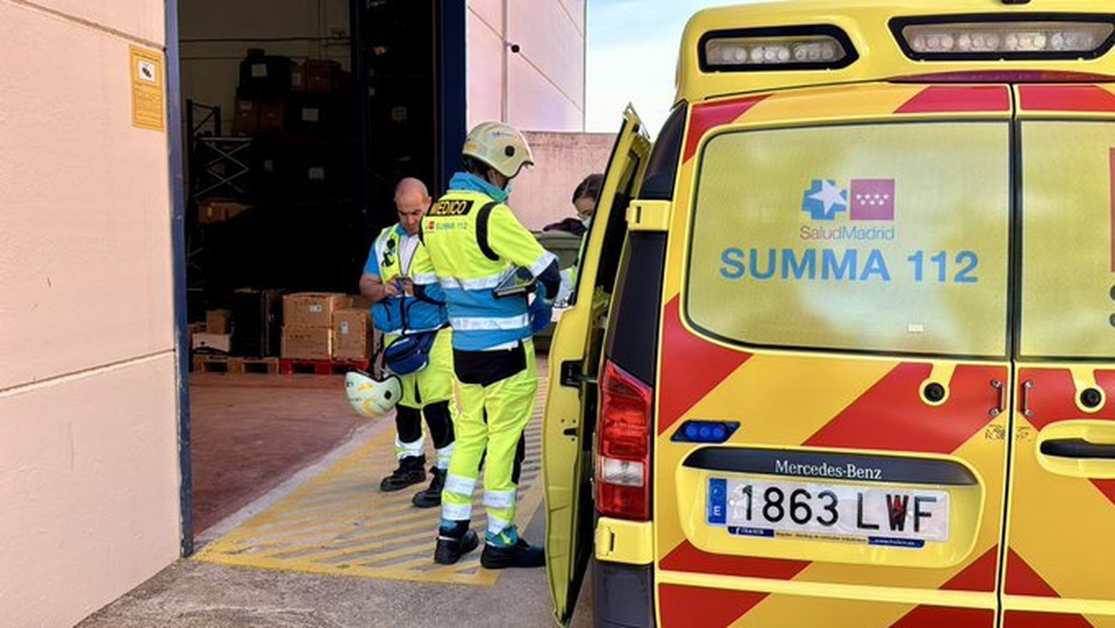 Sanitarios del SUMMA 112