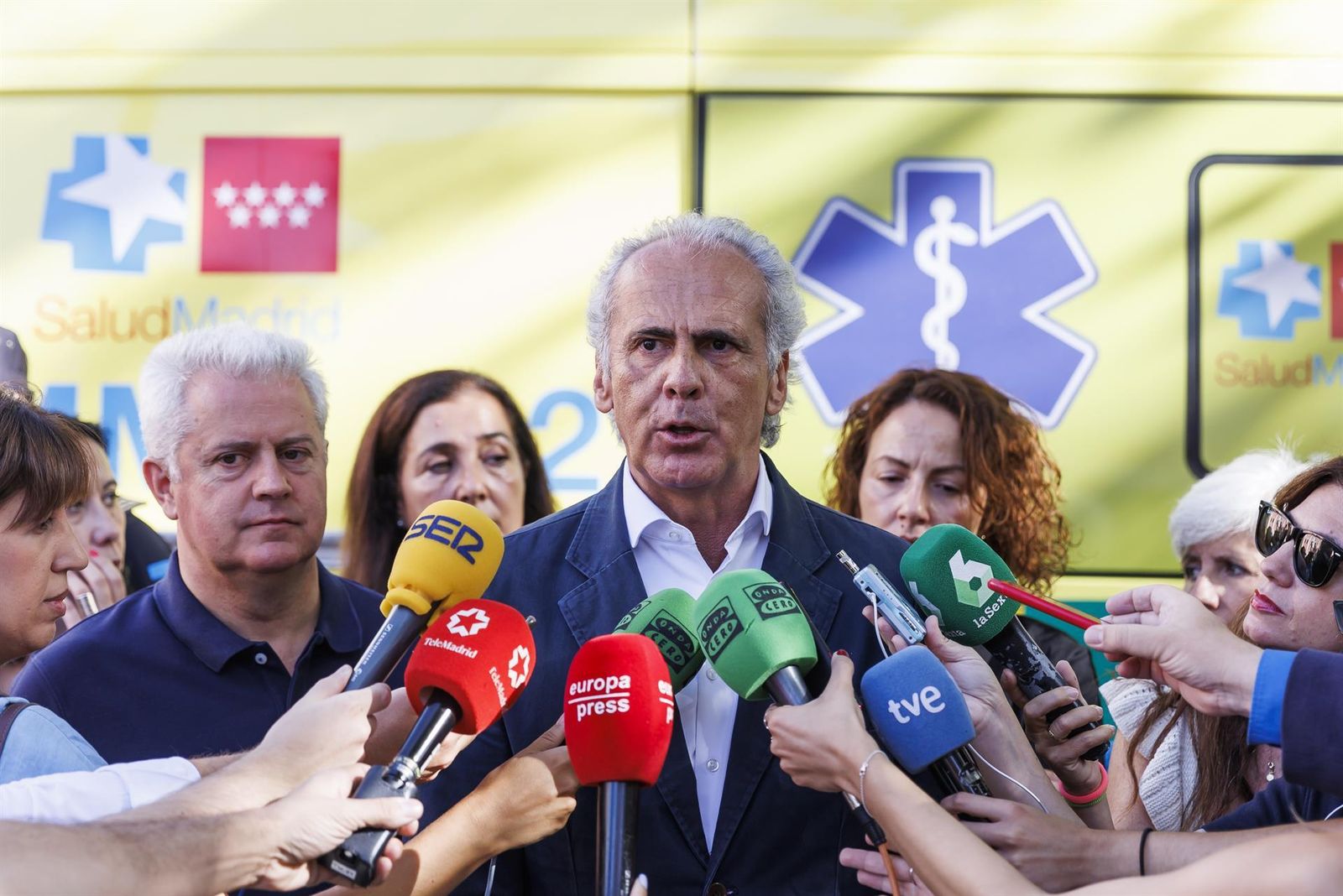 El consejero de Sanidad de la Comunidad de Madrid, Enrique Ruiz Escudero