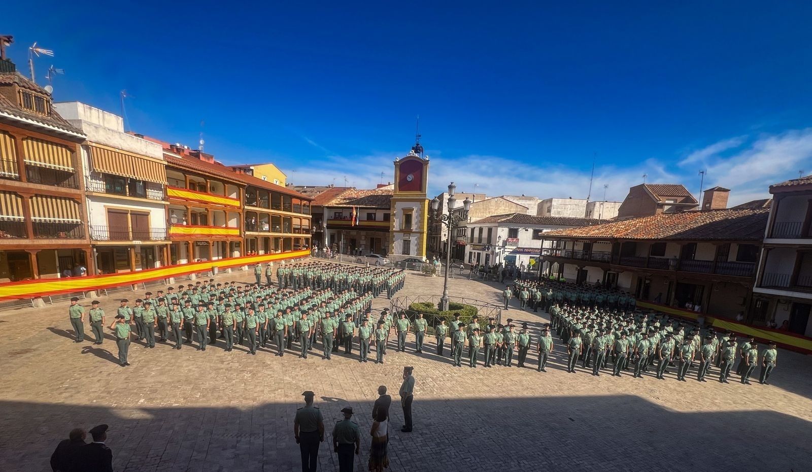 Acto de presentación de los nuevos guaridas civiles alumnos en Ciempozuelos