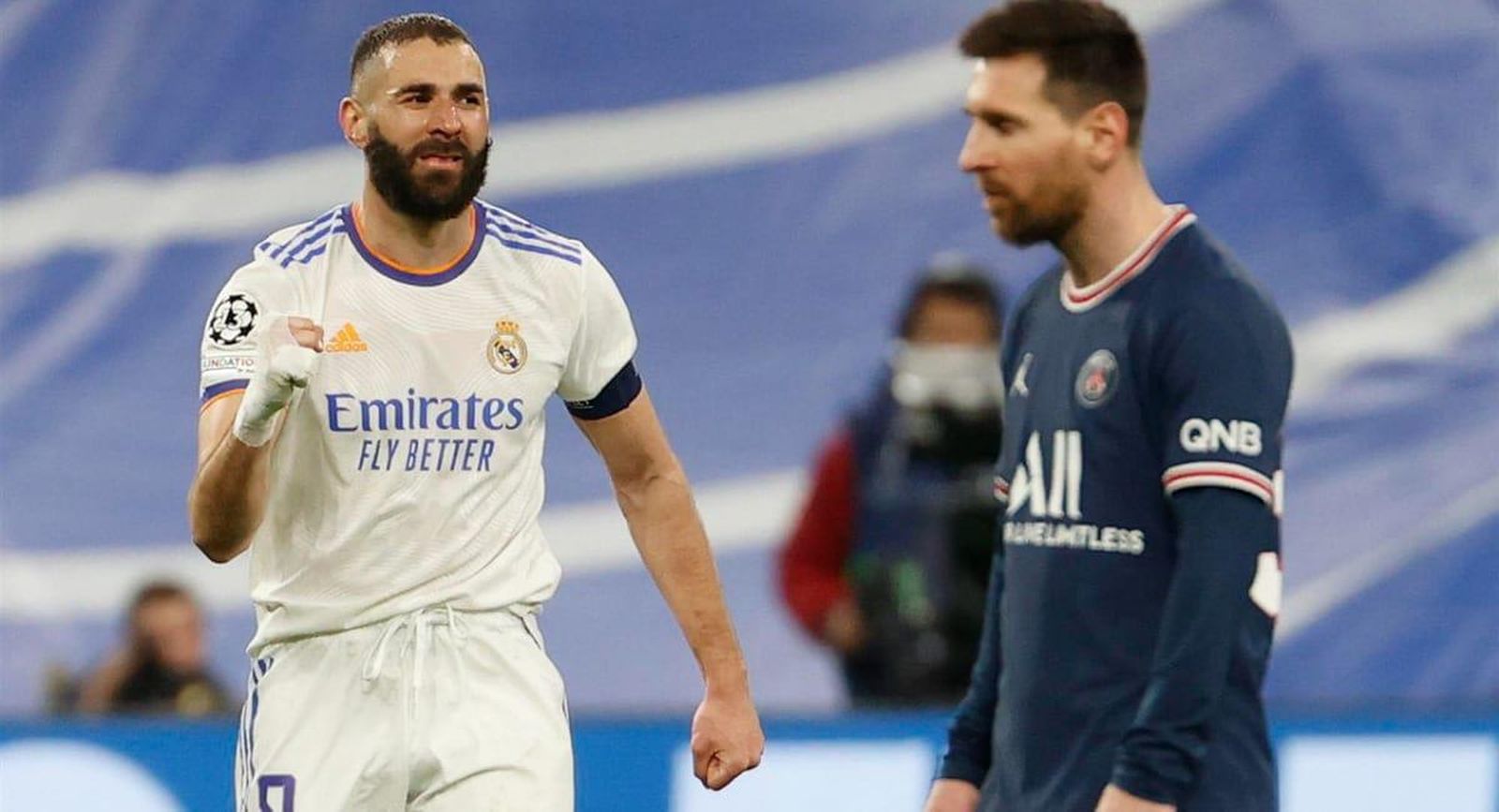 Benzema y Mesi