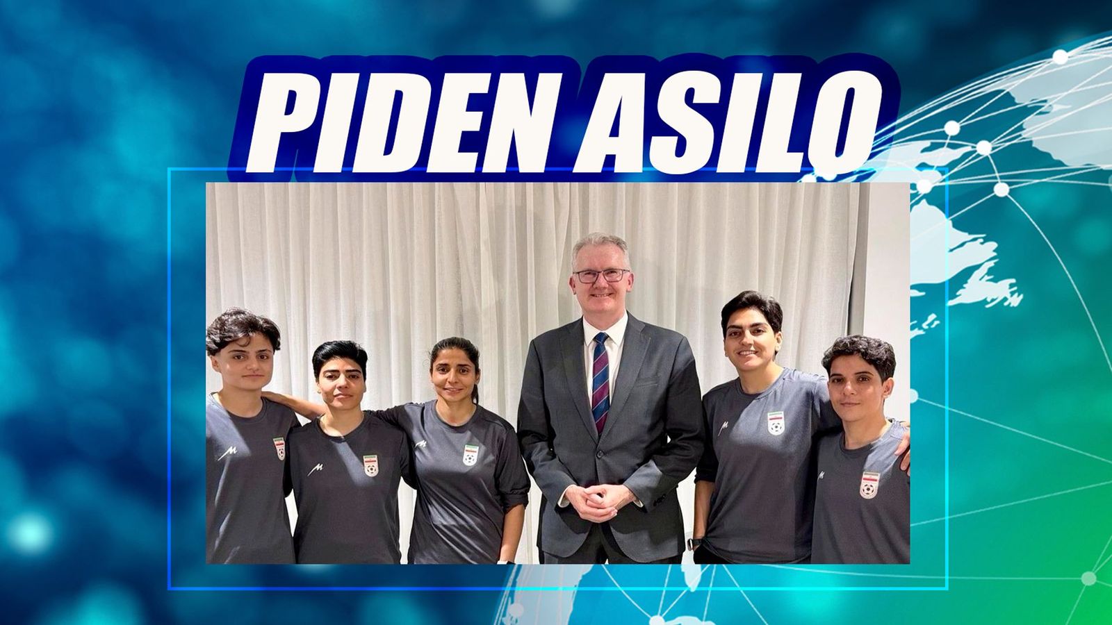 Siete futbolistas de Irán reciben asilo en Australia mientras otras preparan su salida