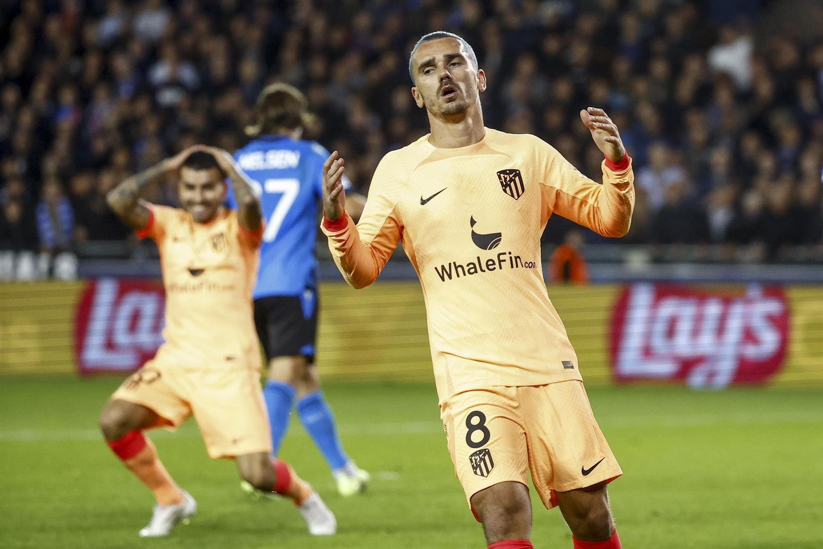 Griezmann ante el Brujas