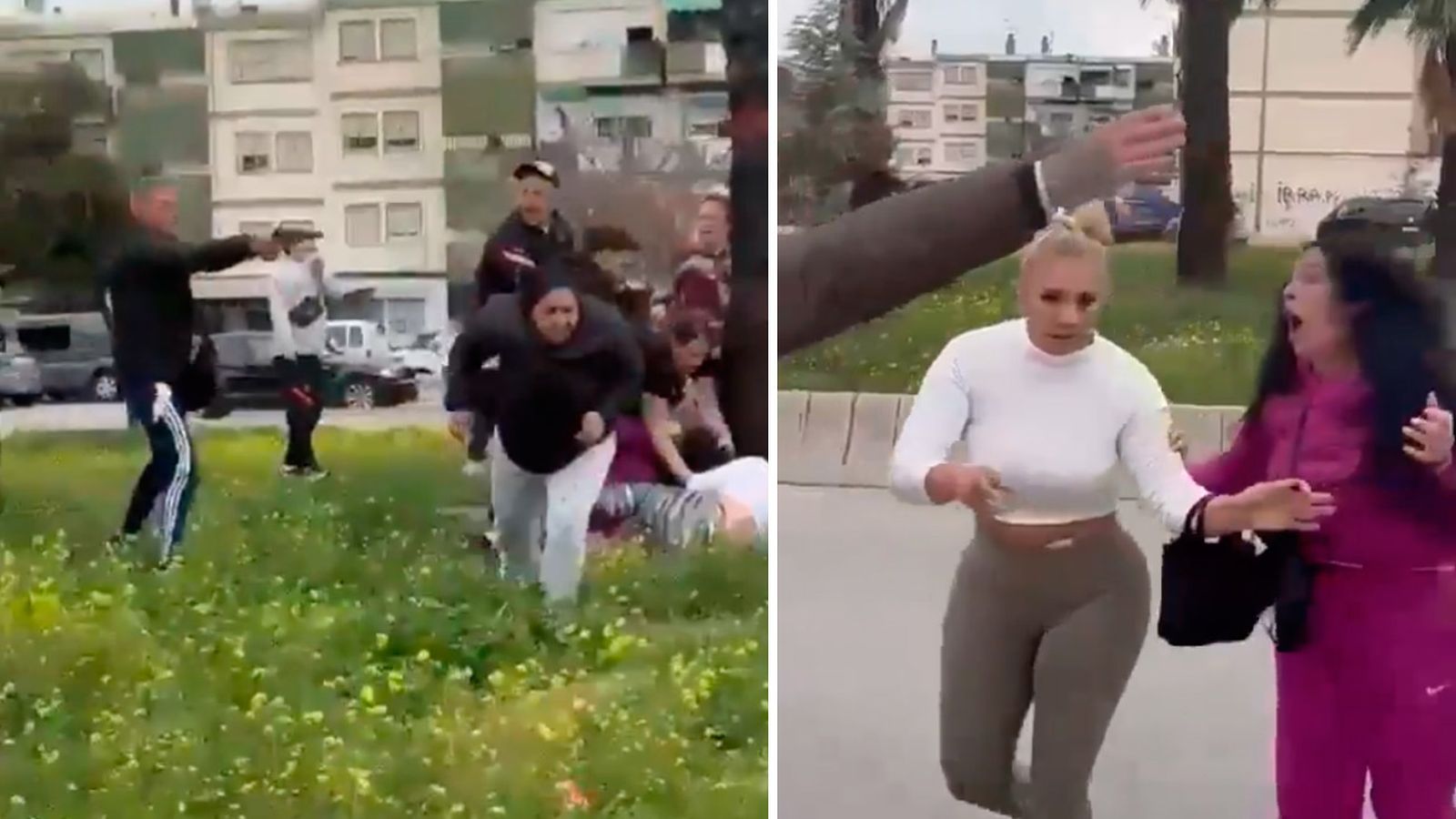 Pelea entre familias en un barrio de Granada