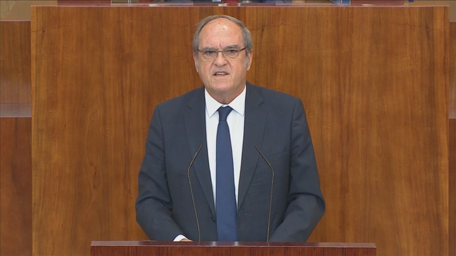 Ángel Gabilondo, portavoz del PSOE en la Asamblea de Madrid