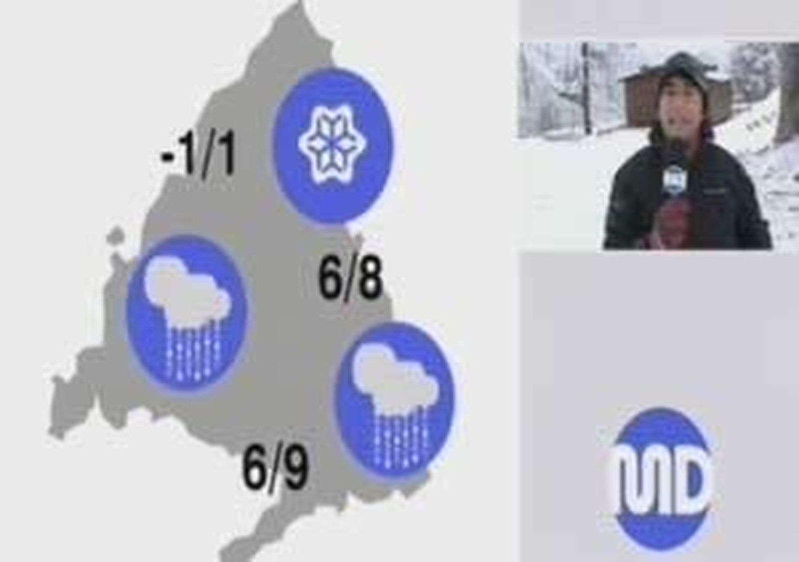 Se prevén nevadas esta madrugada