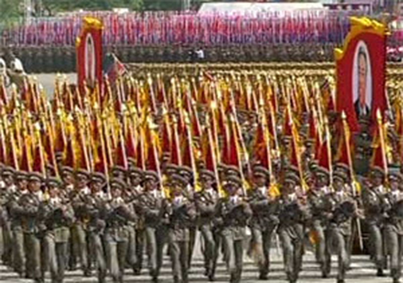 Desfile en Corea del Norte