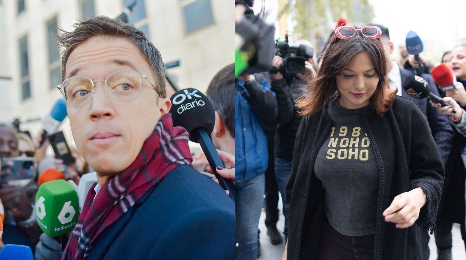 Íñigo Errejón y Elisa Mouliaá