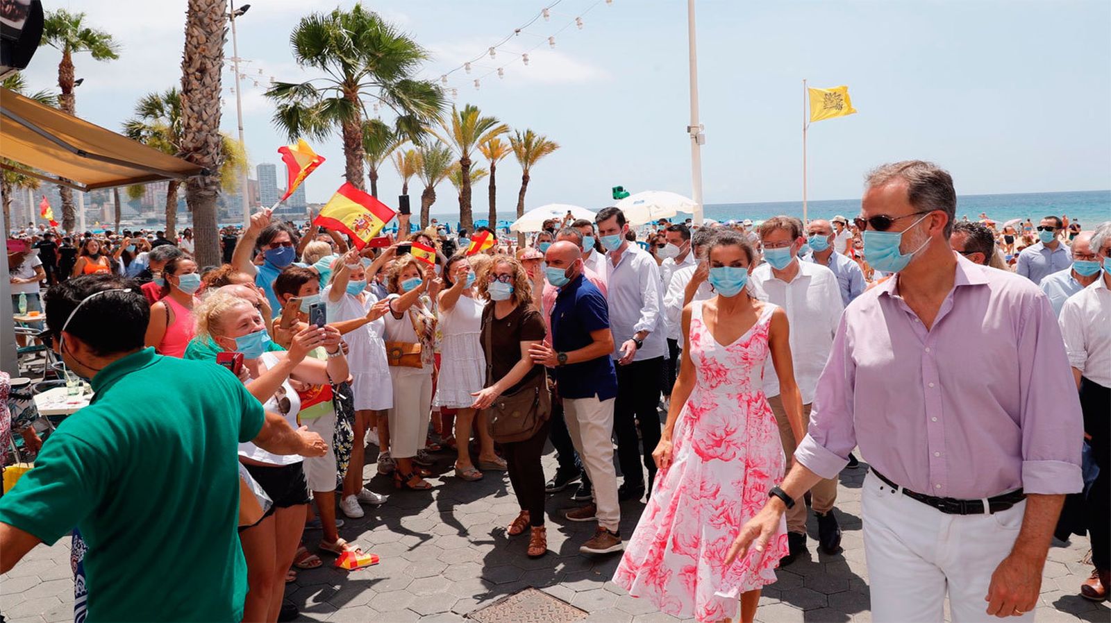 Los Reyes de España visitan Benidorm
