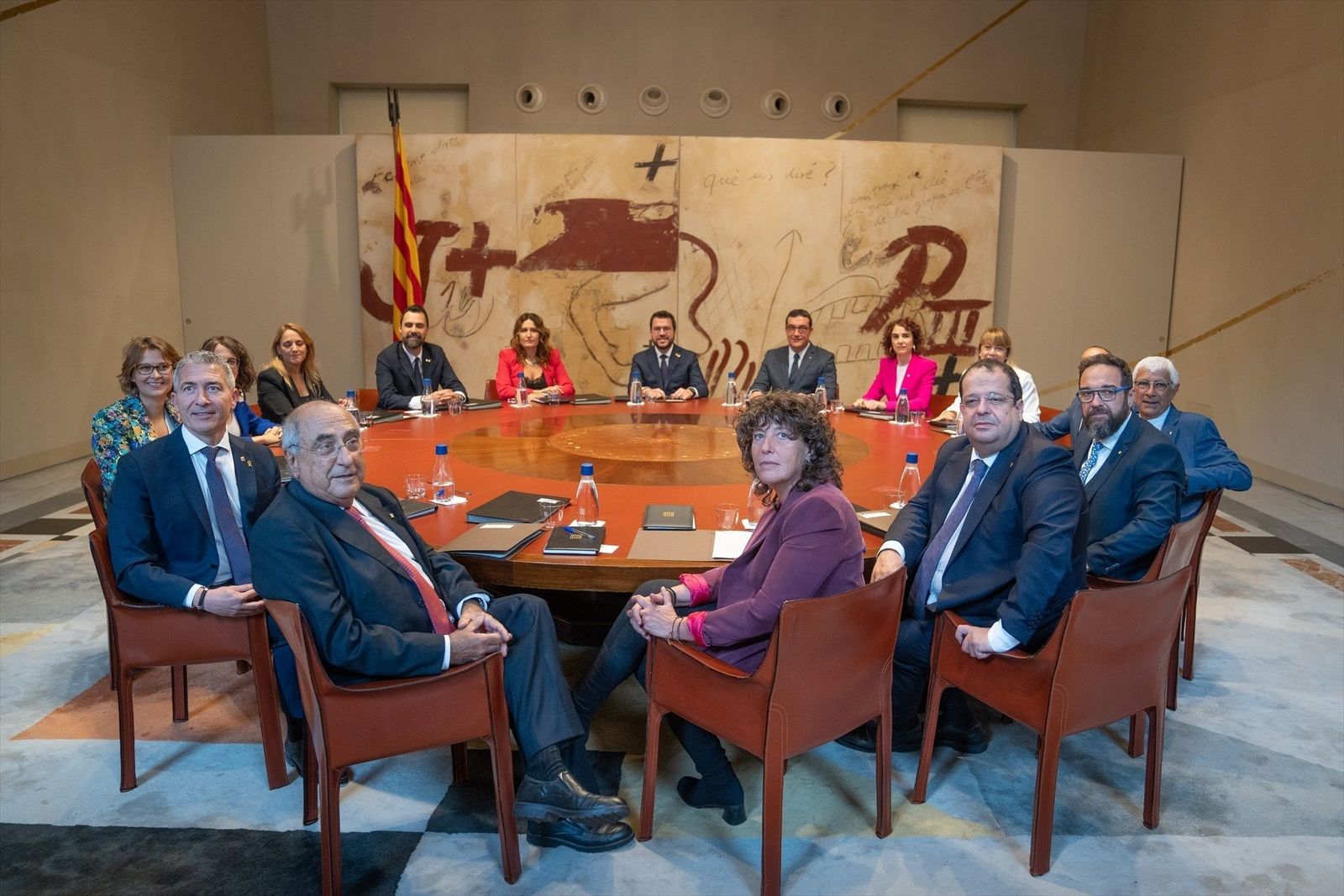 El nuevo Gobierno de Aragonès se reúne por primera vez, sin los consejeros de Junts