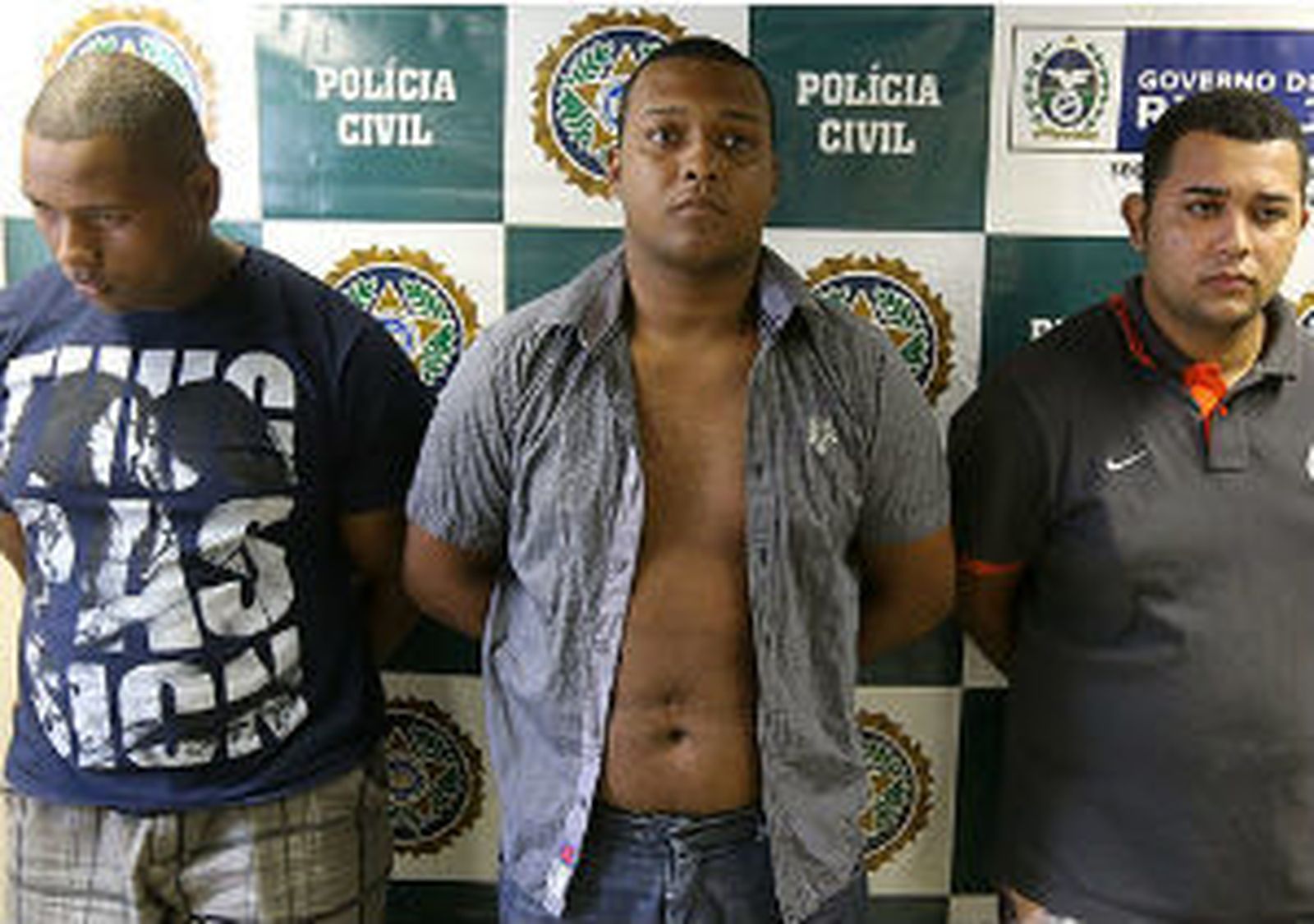 Violadores detenidos