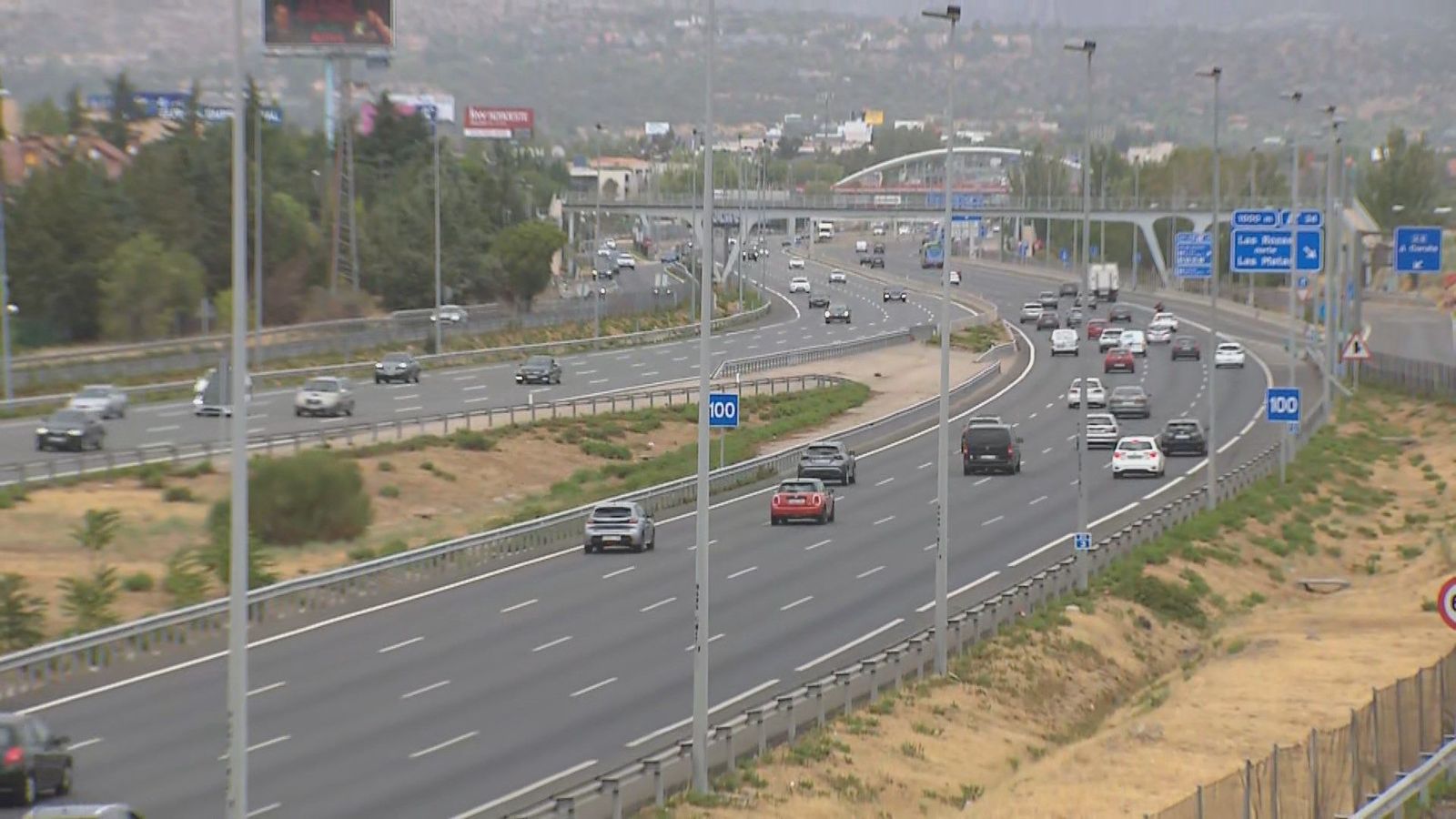Tranquilidad en las carreteras en la segunda operación salida de agosto