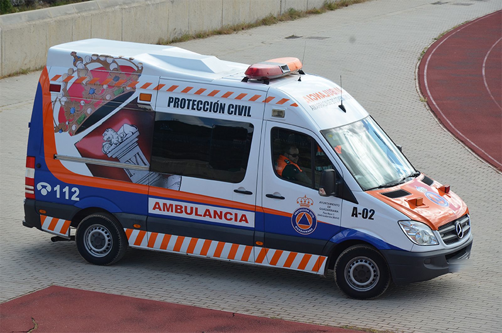 Ambulancia de Protección Civil de Guadarrama