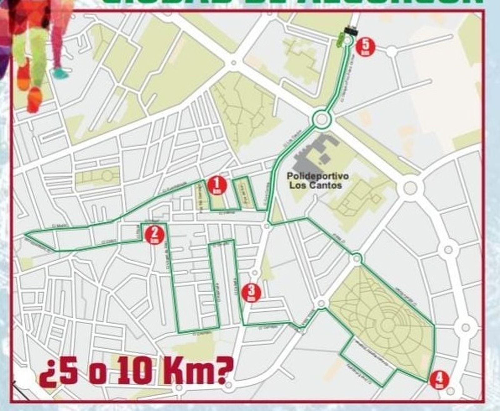 Recorrido de la San Silvestre de Alcorcón