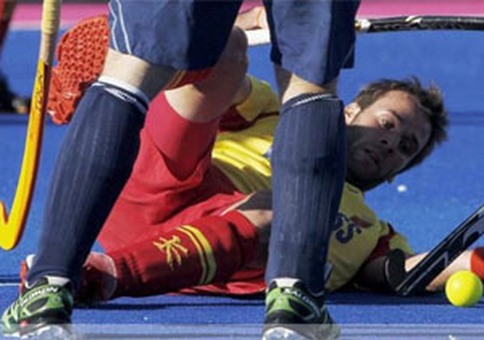 El jugador español de hockey hierba