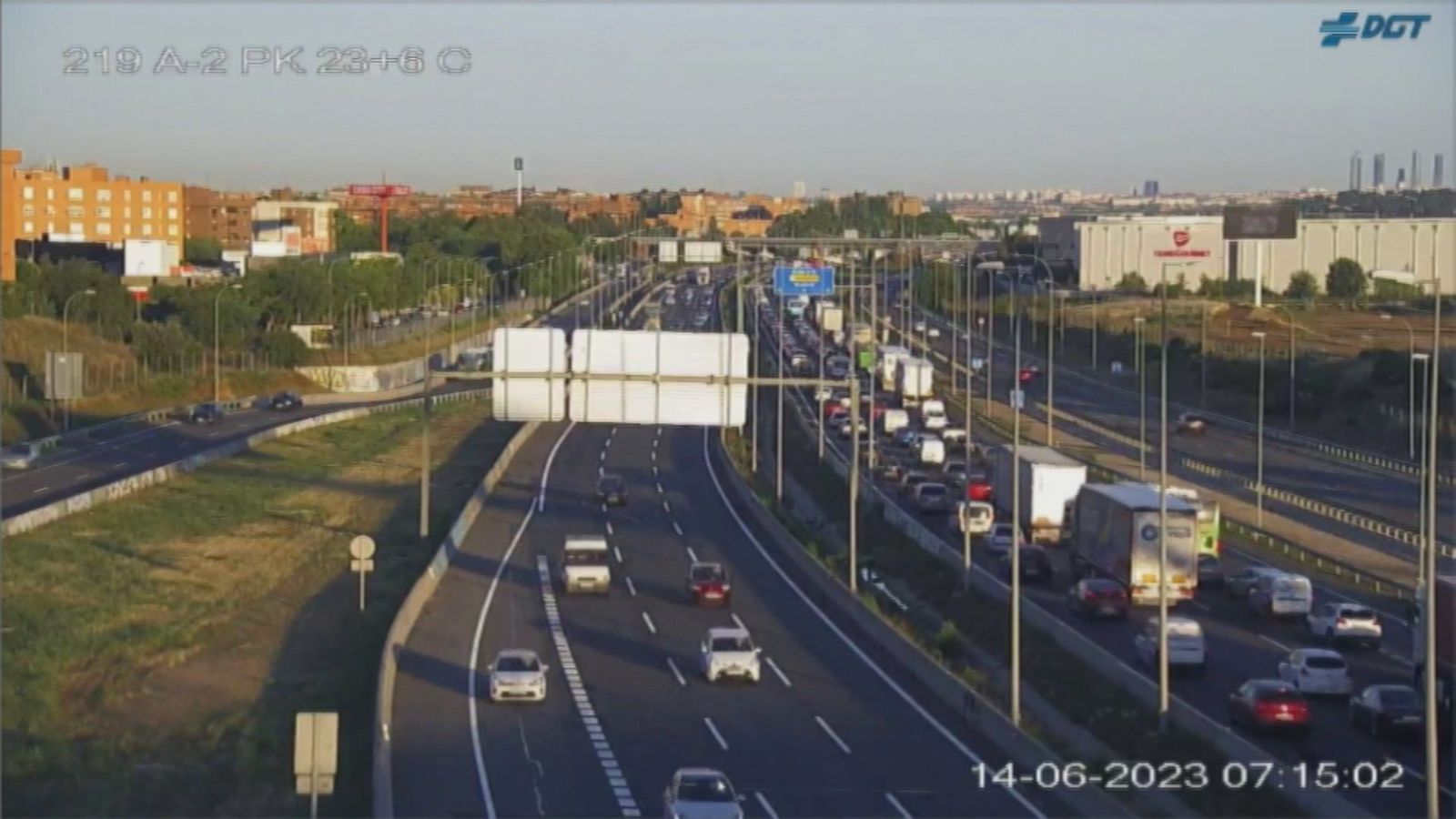 Complicaciones en la A-2 y A-4 en sentido Madrid