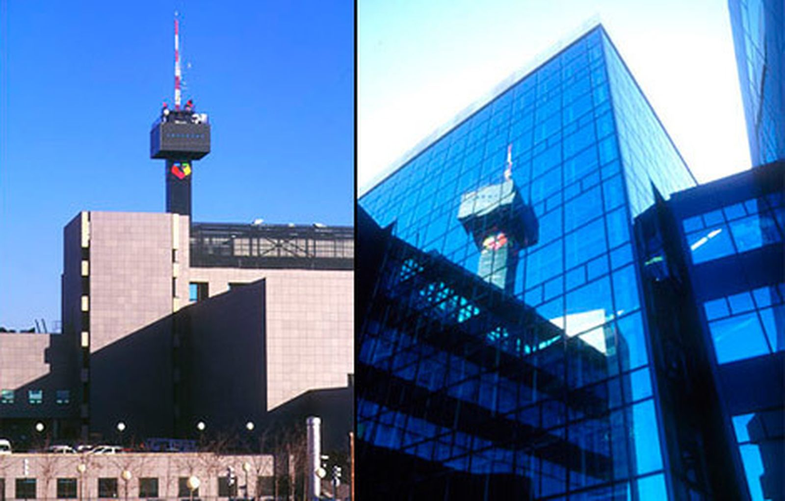 Imagen del edificio de Telemadrid, en Ciudad de la Imagen