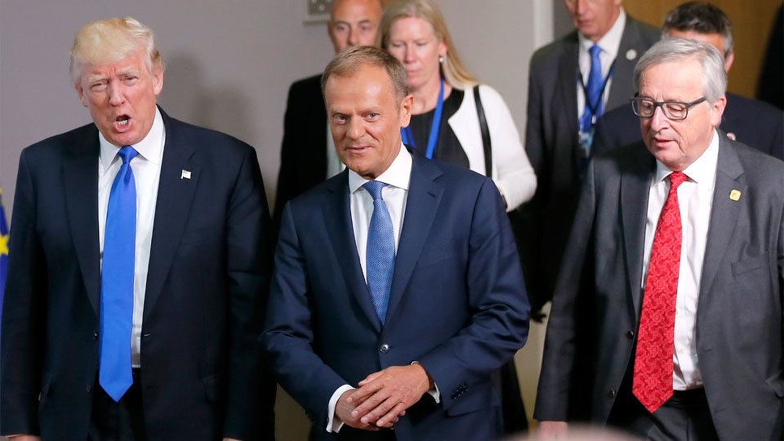 Tusk admite que la UE y EEUU discrepan sobre Rusia tras reunirse con Trump