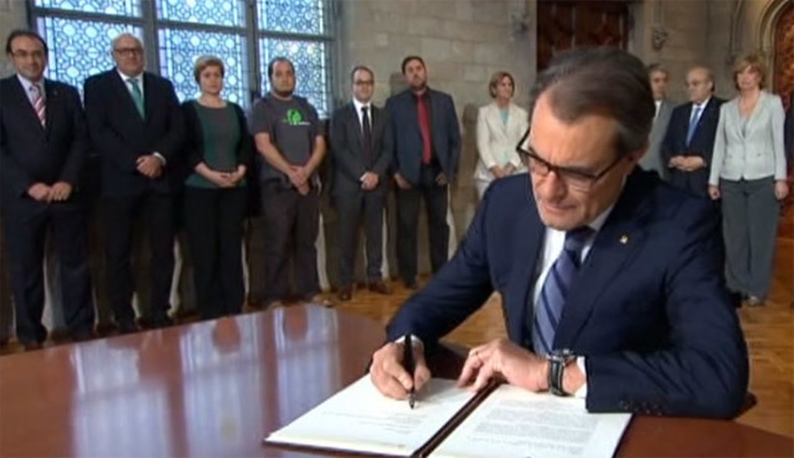 El Tribunal Superior confirma el auto contra Mas, Rigau y Ortega por el 9N