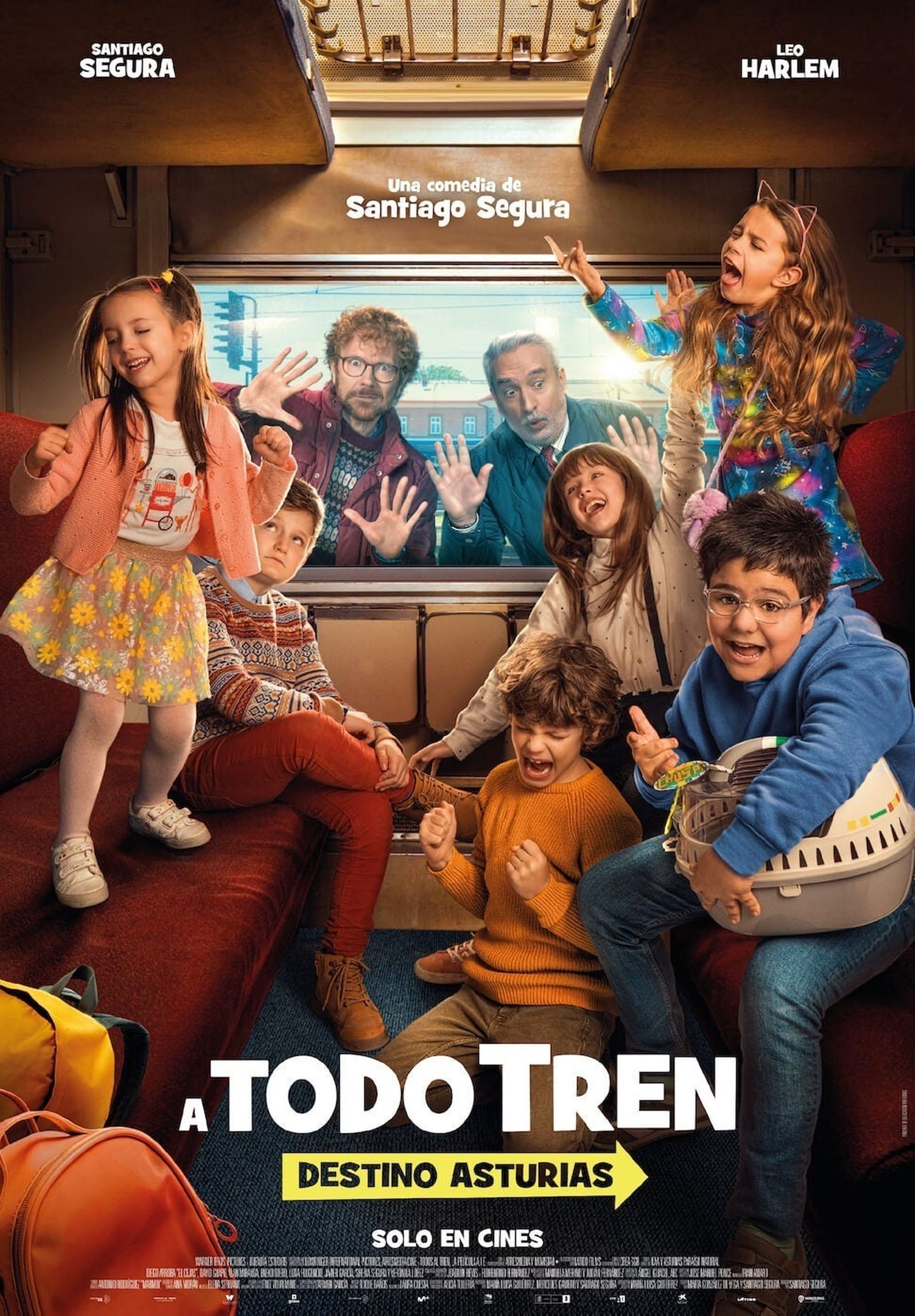 Cartel de la película 'A todo tren, destino Asturias'