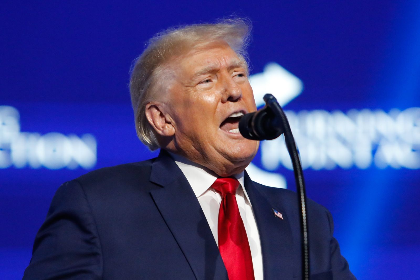 El ex presidente de EEUU Donald Trump