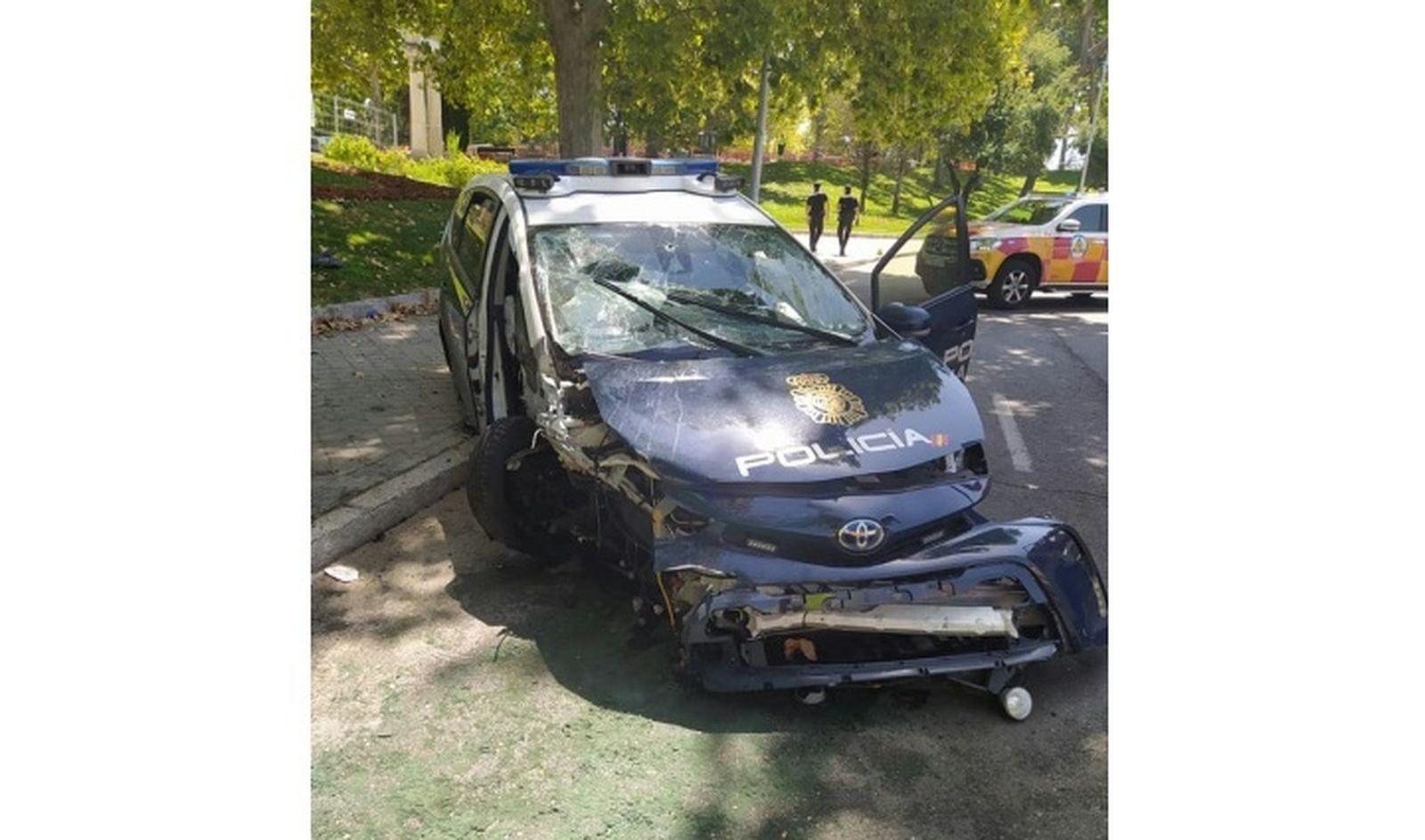 Accidente de dos policias