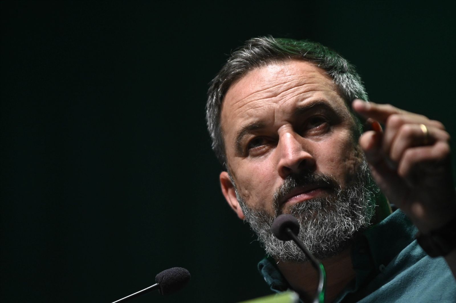 El líder de Vox, Santiago Abascal