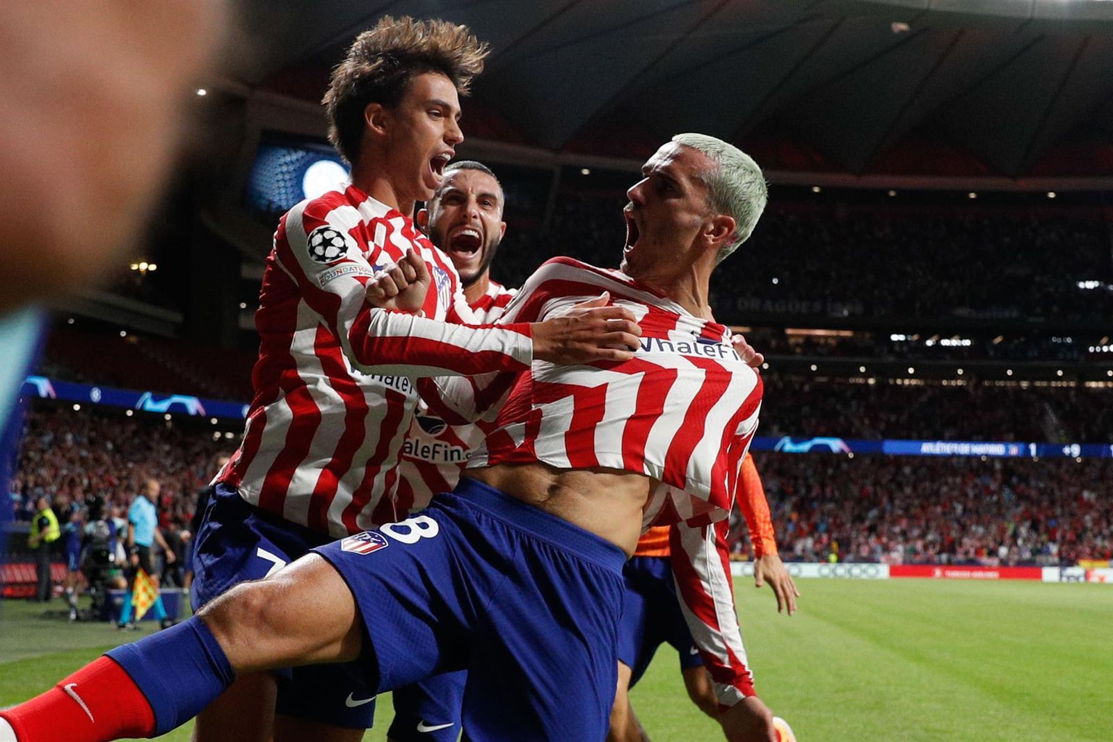 Joao Félix y Griezmann