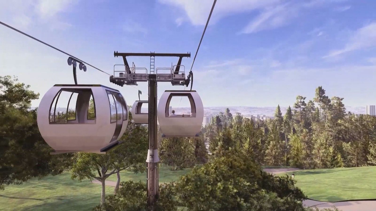 Así serán las flamantes nuevas cabinas del teleférico de Madrid