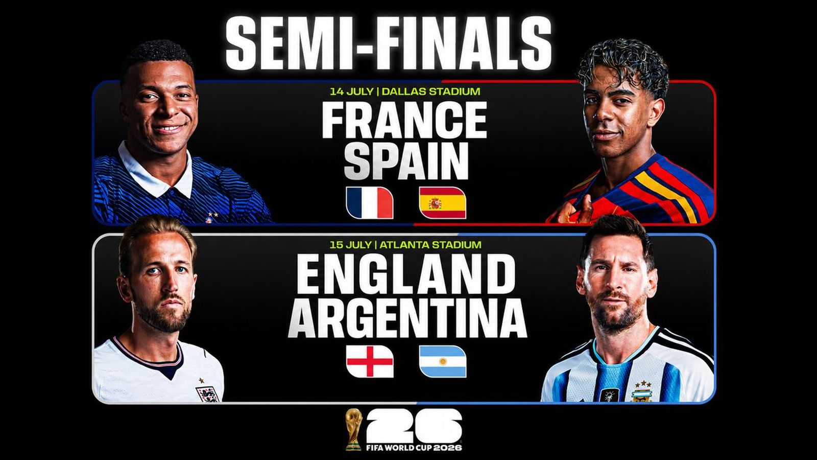 Semifinales para la historia