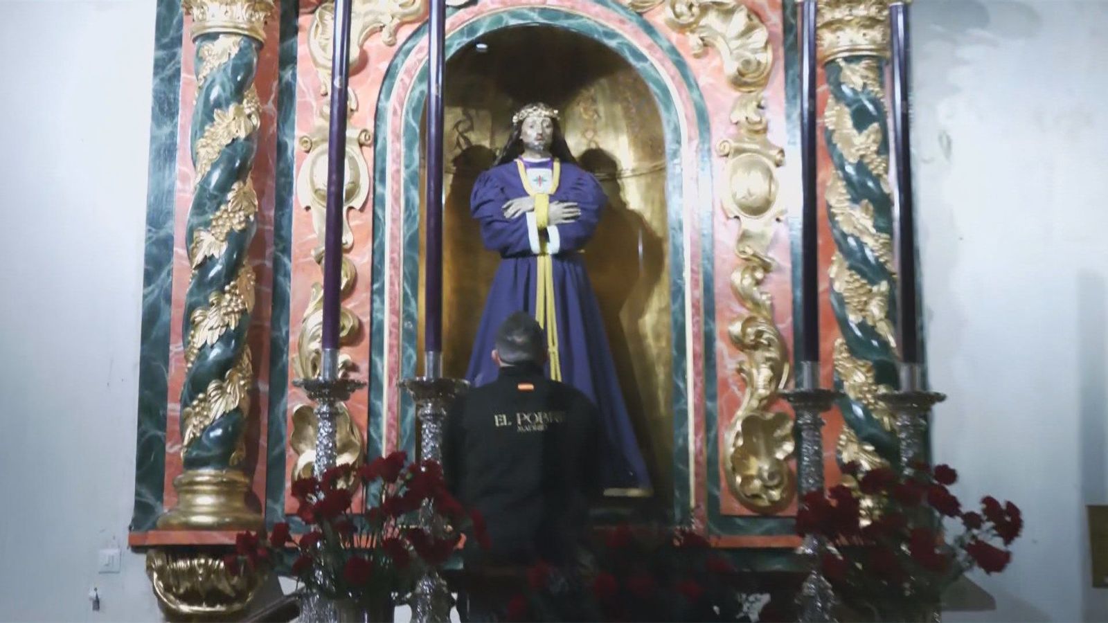 En La Iglesia de San Pedro el Viejo comienzan los preparativos para los ensayos de la salida de Jesús el Pobre