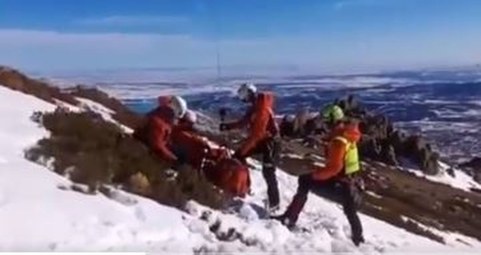 Rescate del GERA en Peñalara