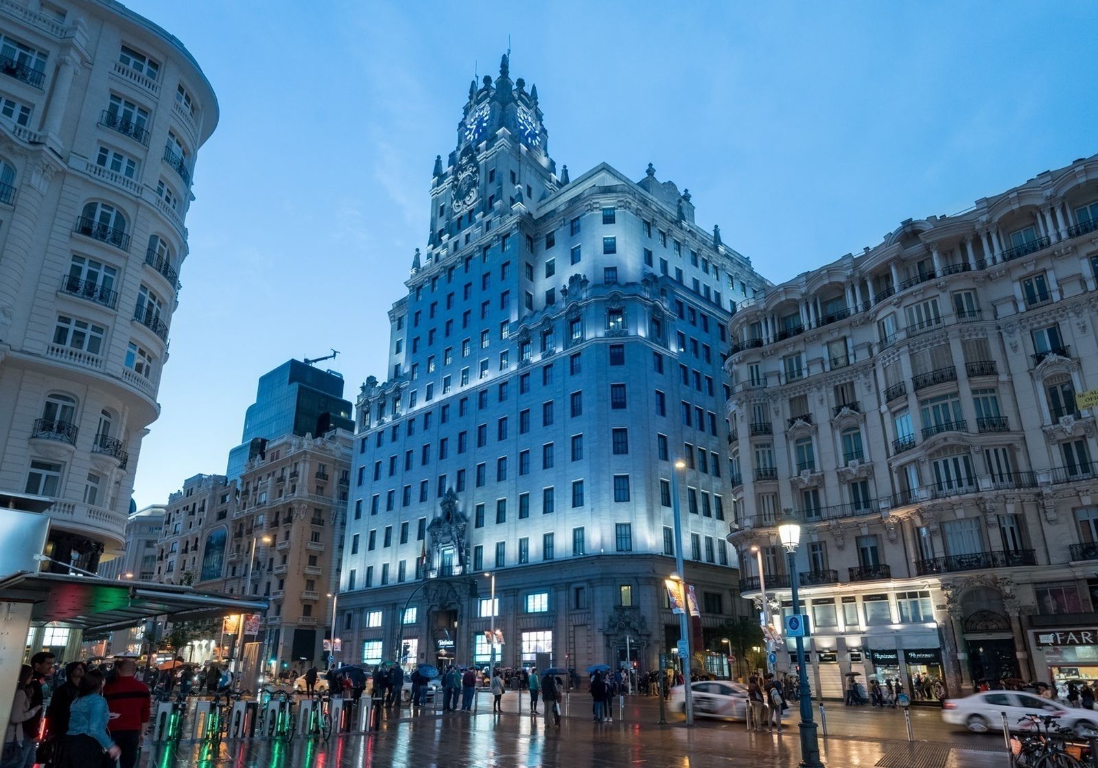 Edificio de Telefónica en la Gran Vía