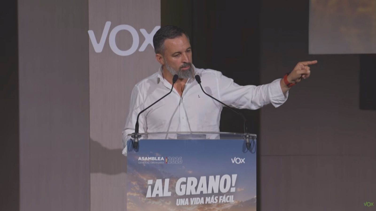 Santiago Abascal, líder de Vox