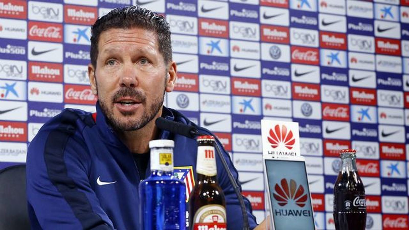 Simeone: "¿Rotar? Sólo así se compite con Madrid y Barça"