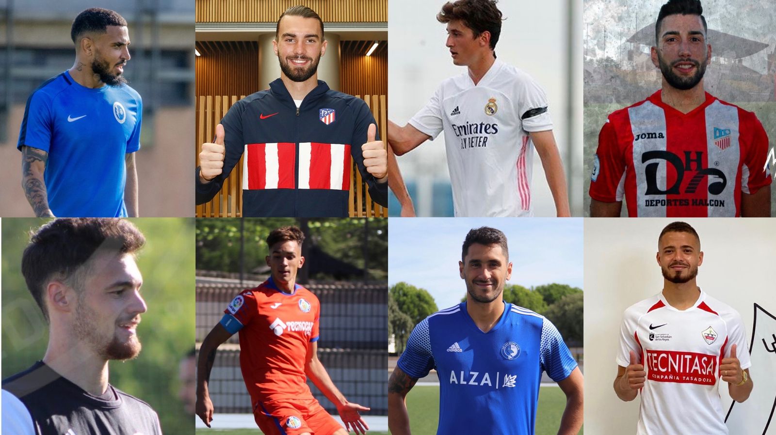 Los ocho equipos madrileños de Segunda B