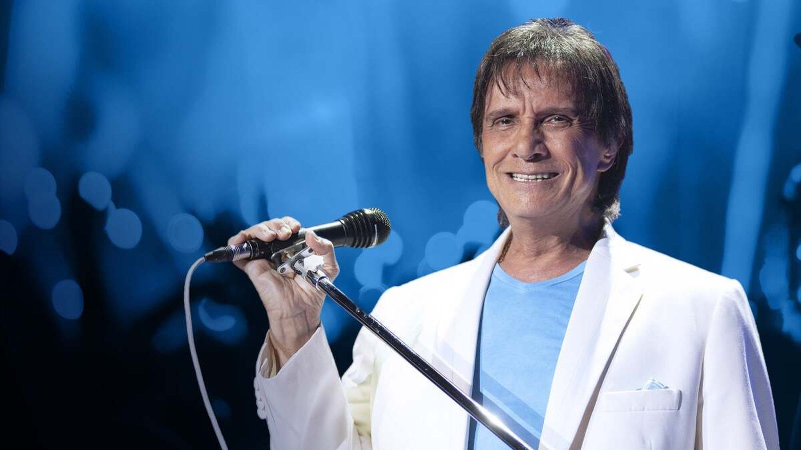 El cantante brasileño Roberto Carlos