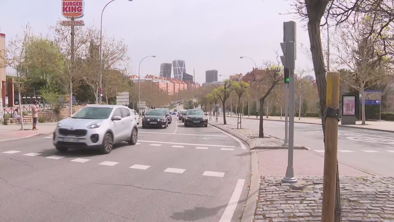 Avenida de Asturias, en el distrito de Fuencarral-El Pardo