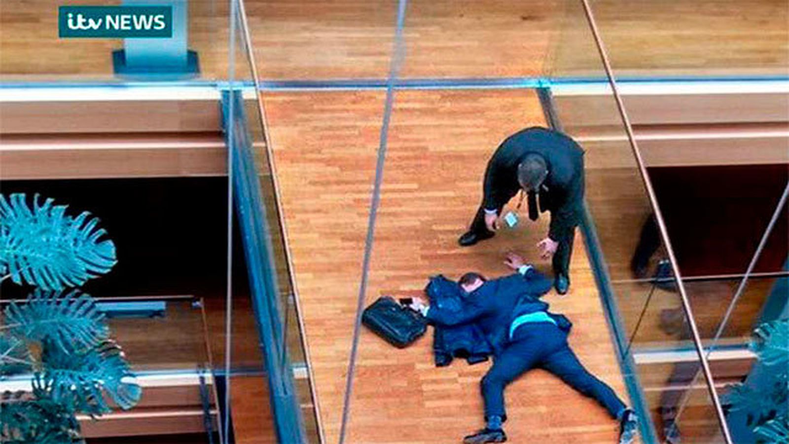 El eurodiputado Woolfe Steven, desmayado en Estarsburgo