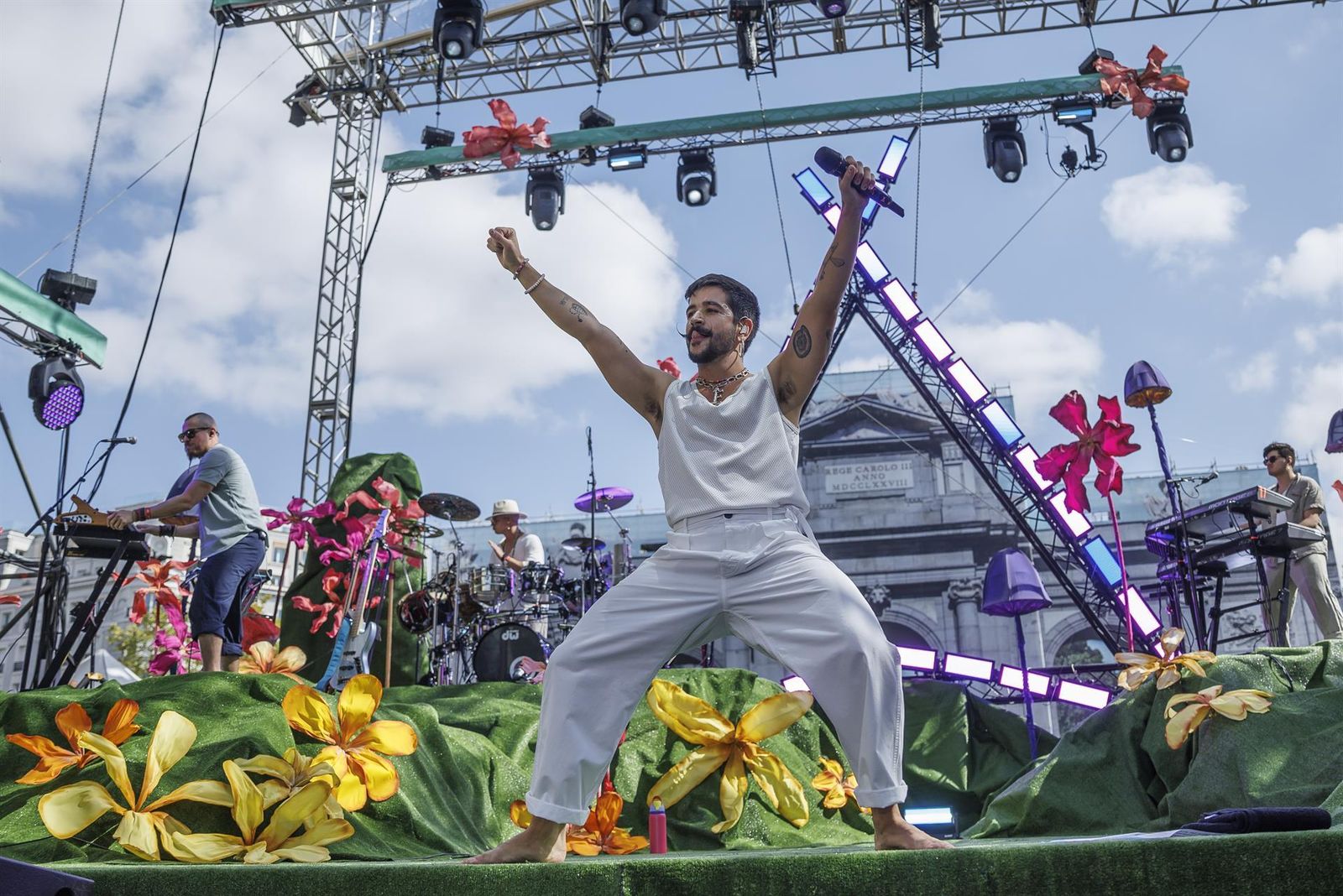 Camilo en el concierto de Madrid
