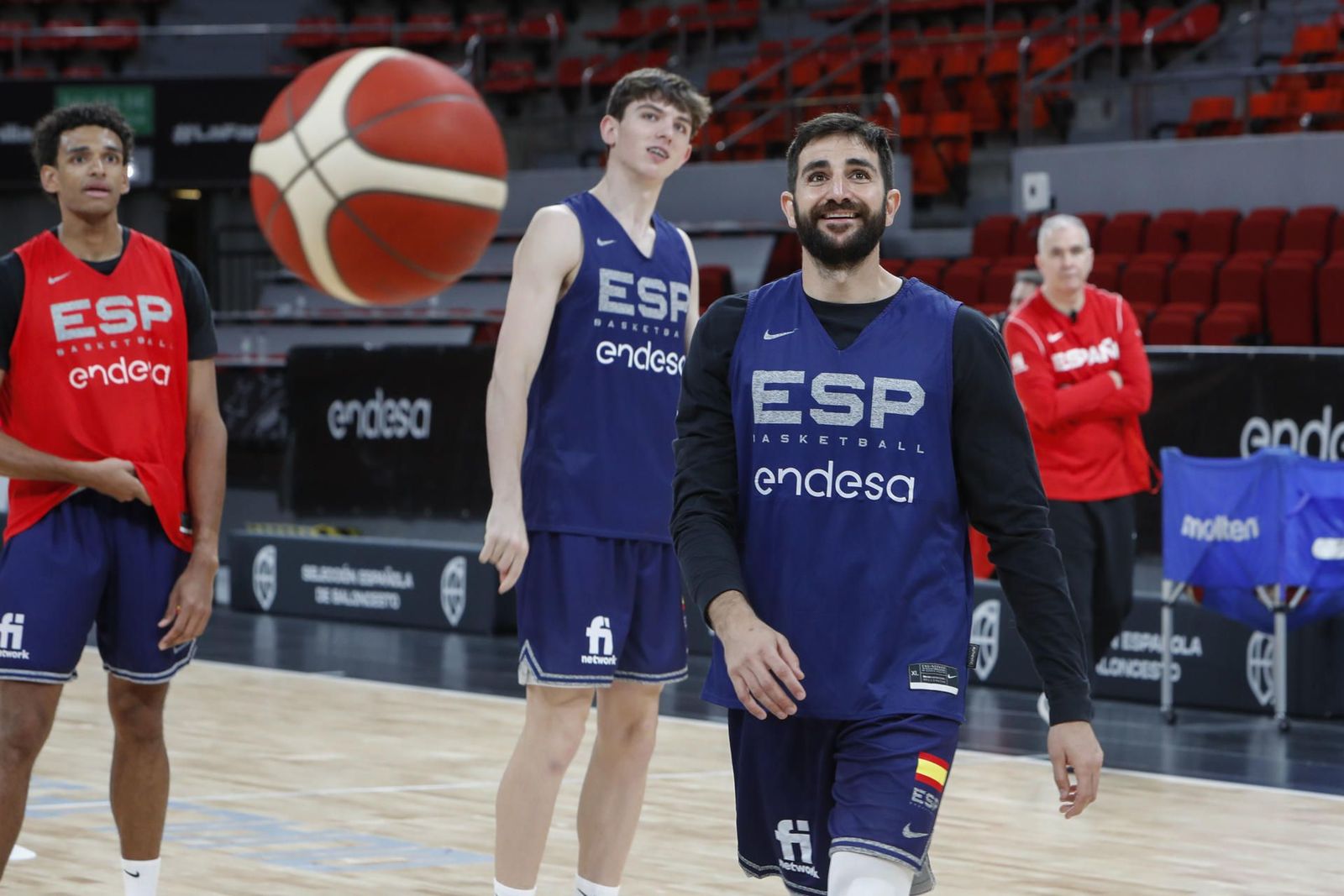 Ricky Rubio se reencuentra con la Selección española