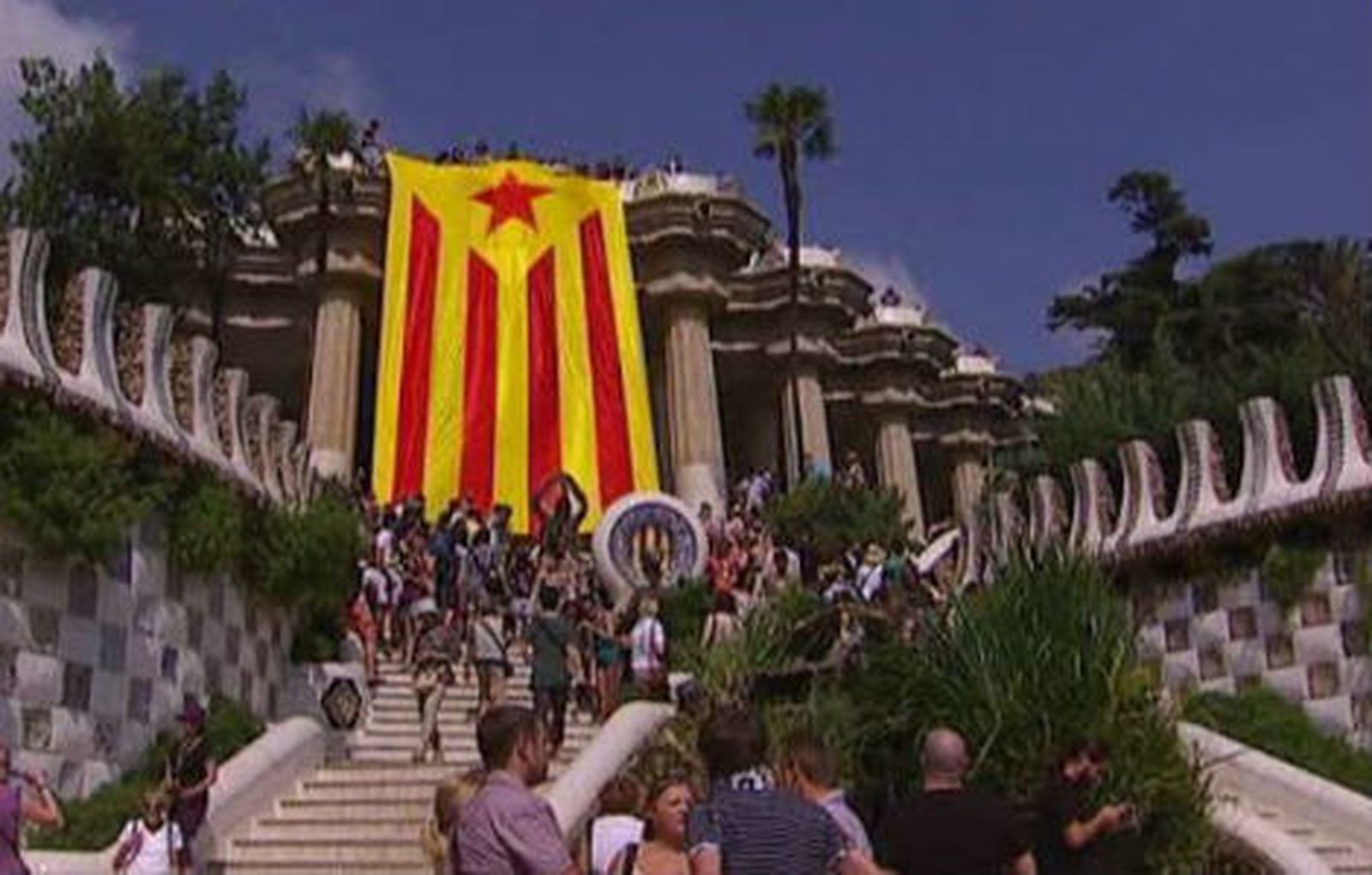 Cataluña celebra su Diada marcada por la marcha soberanista con apoyo del Govern