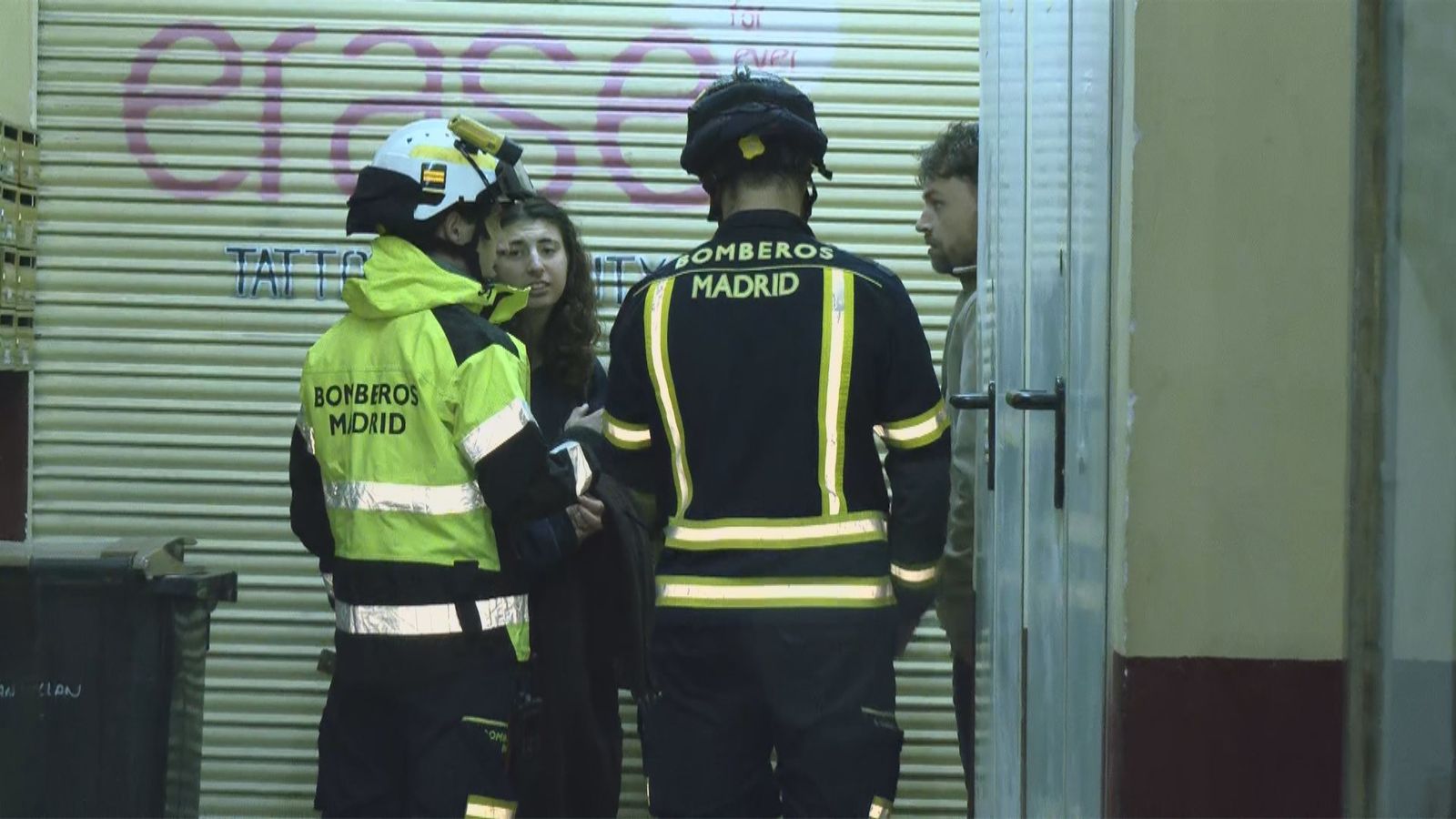 Desalojan un edificio en la calle de San Millán por riesgo de derrumbe