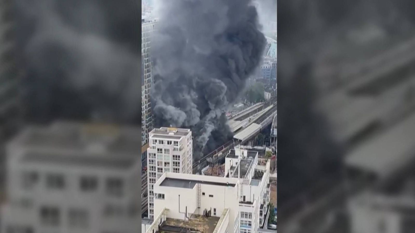 Explosión en una estación de tren en Londres