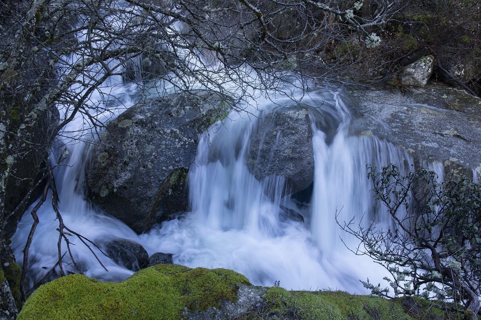 Tramo de la cuenca alta del Río Manzanares, en la Sierra de Guadarrama,