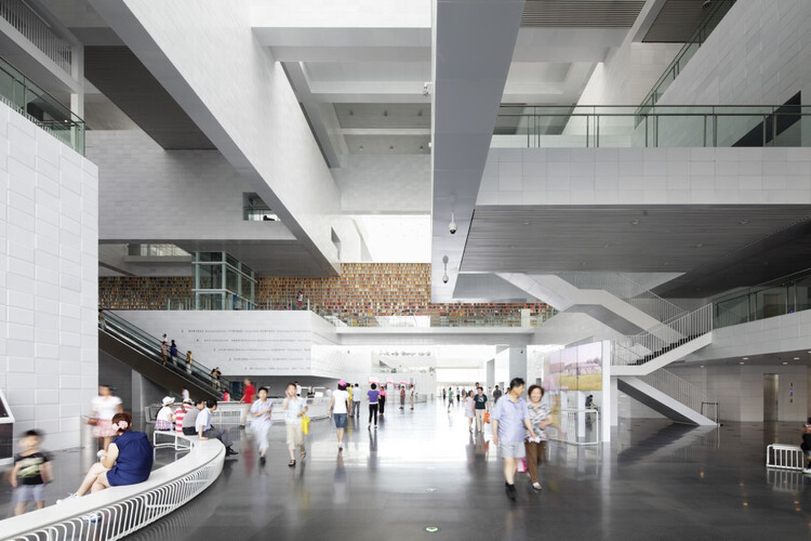 Biblioteca Tianjin. Tianjin, China