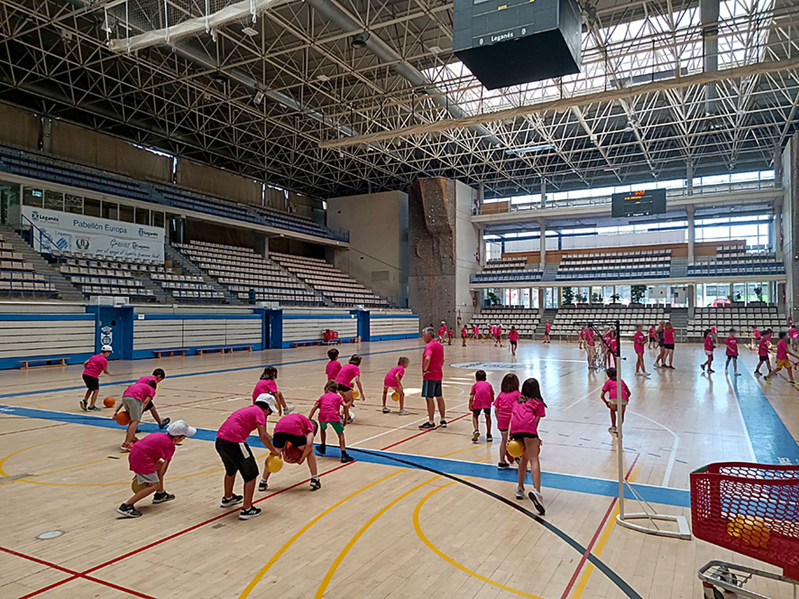 Actividades en una de las colonias deportivas del Ayuntamiento de Leganés
