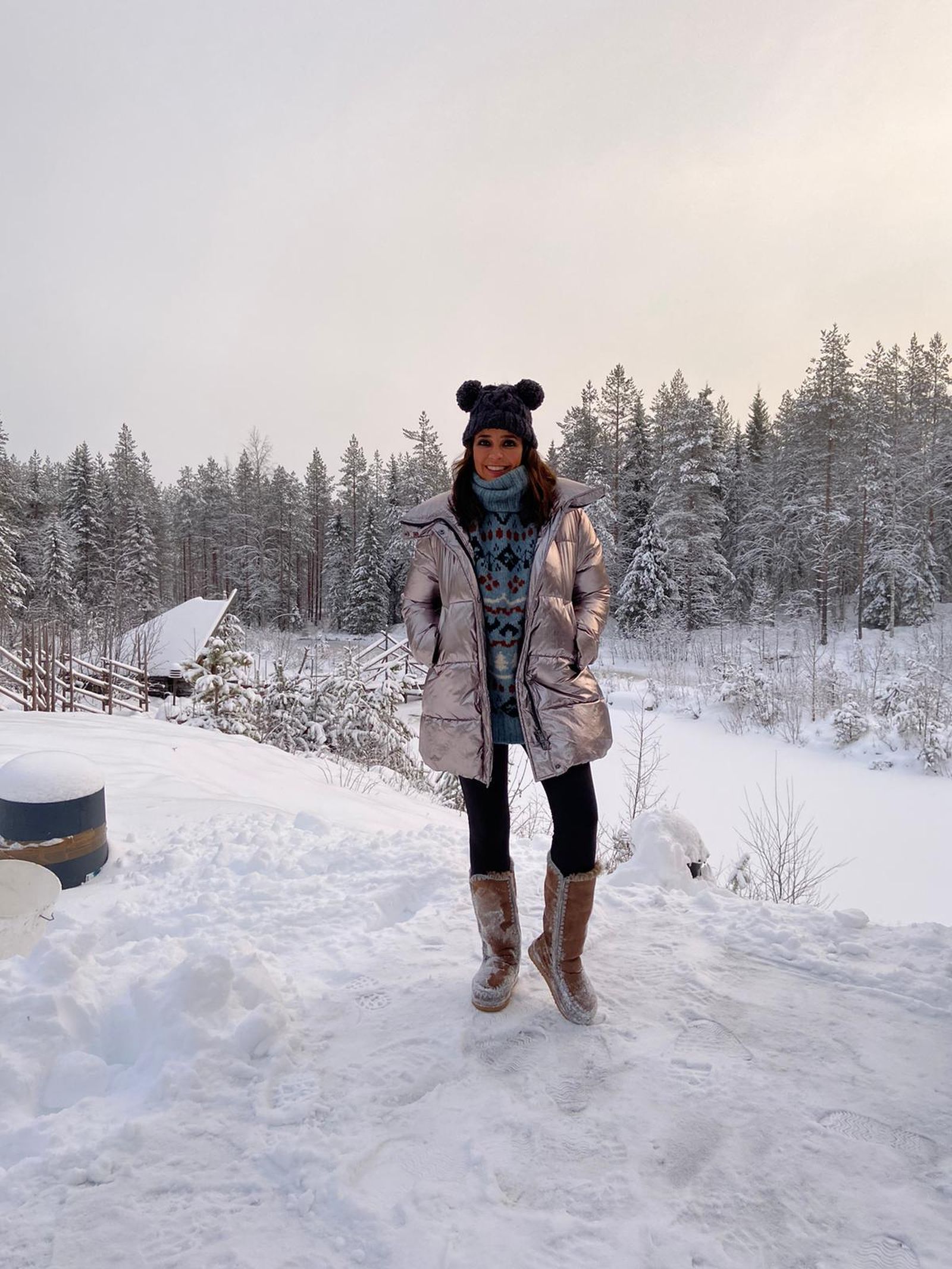 El invernal paisaje de cuento de Laponia