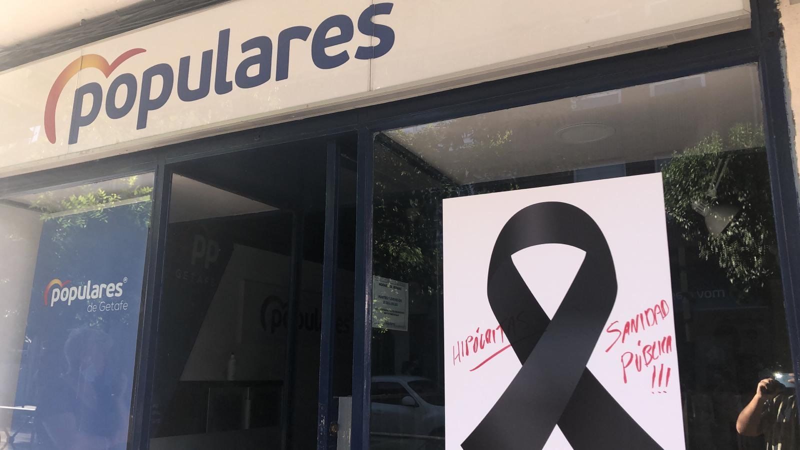 Sede del PP en Getafe