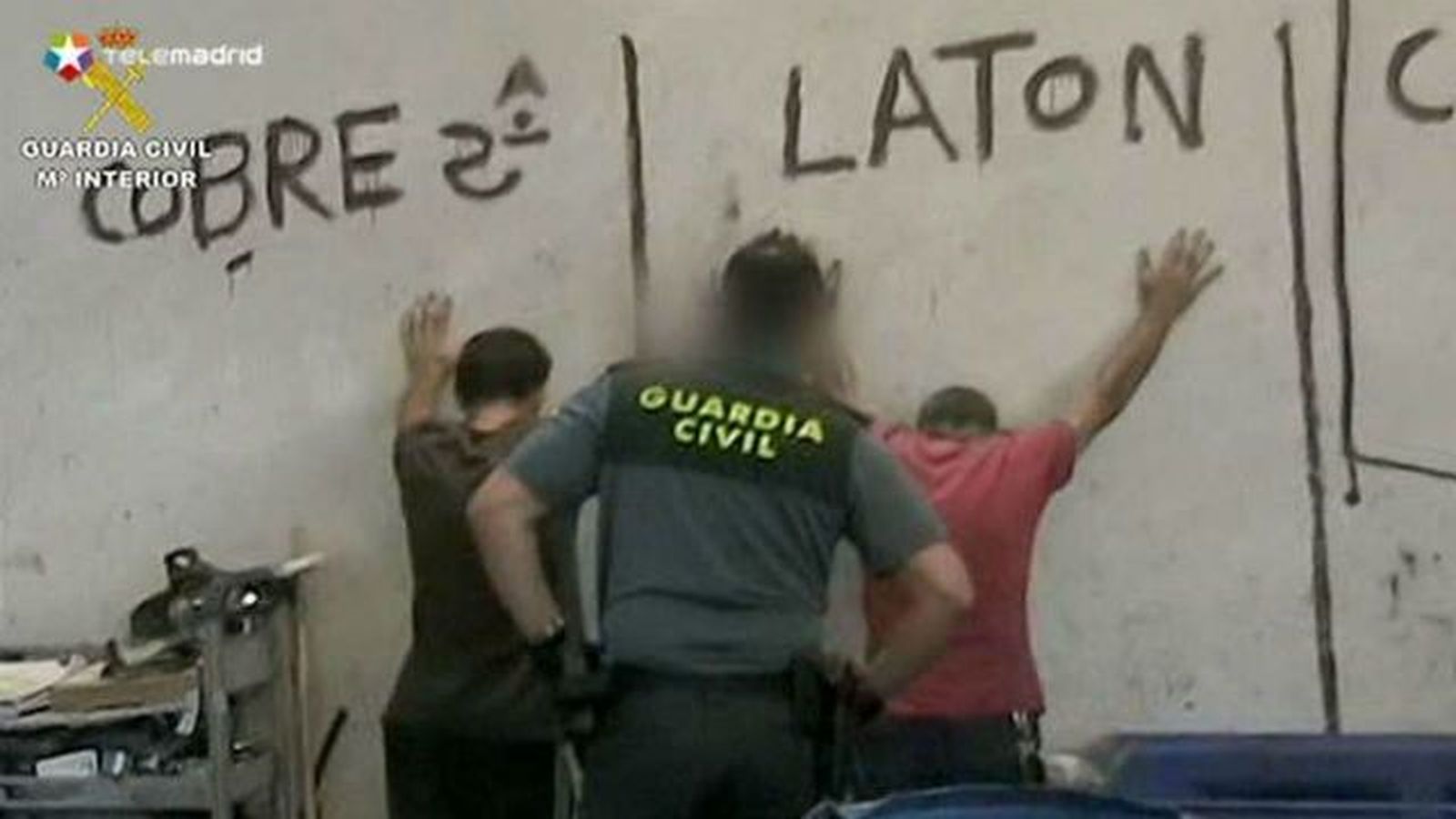 Nueve detenidos por el robo de una tonelada de cable de cobre